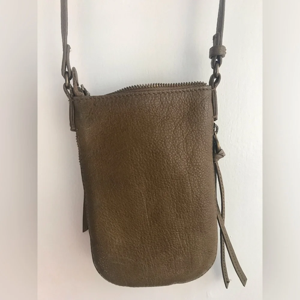 We The Free Brown Crossbody Phone Pouch